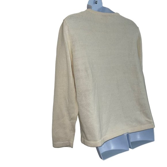 Vintage Bechamel Plus Size Cardigan Sweater Womens 2X Angels Bells Christmas - Picture 9 of 11